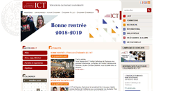 Desktop Screenshot of ict-toulouse.fr