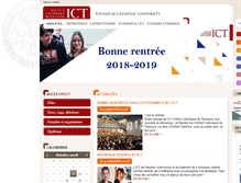 Tablet Screenshot of ict-toulouse.fr