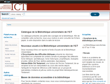 Tablet Screenshot of catalogue.ict-toulouse.fr